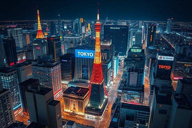 哈哈影院-城市之光：东京夜景延时摄影