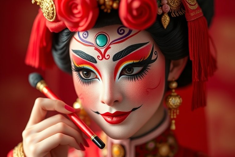 哈哈影院-非遗传承：京剧脸谱绘制技艺