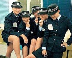 警服照片女,青春洋溢的警服女生写真集